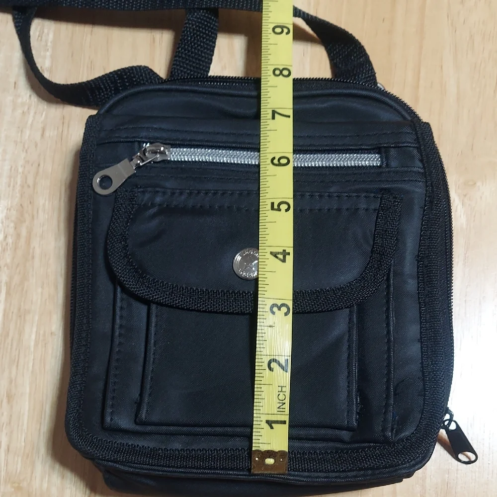 Urban Gear Black Nylon Crossbody Travel Bag - NWOT 7